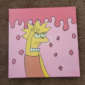 Painting - Lisa Simpson